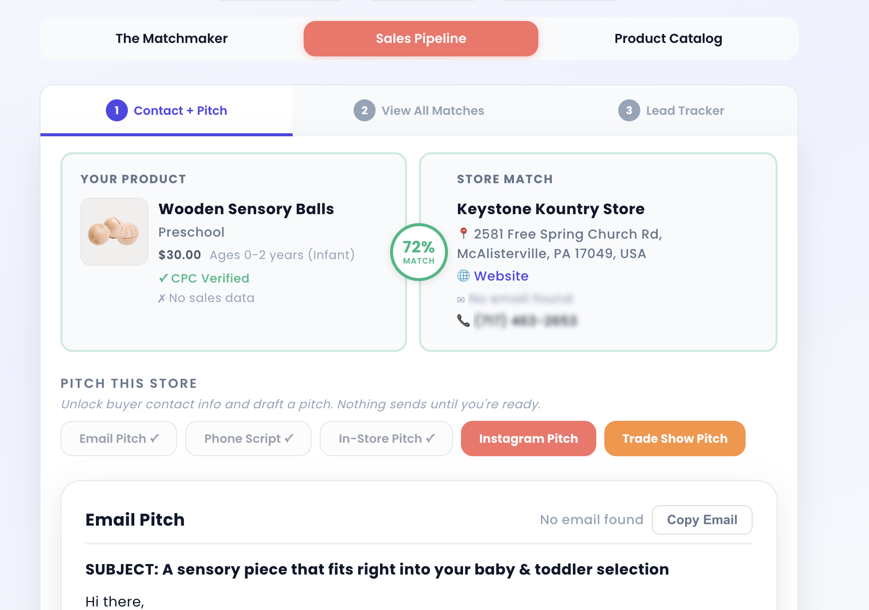 Sales pipeline and lead tracker